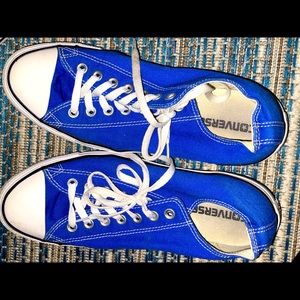 Blue Converse Sneakers